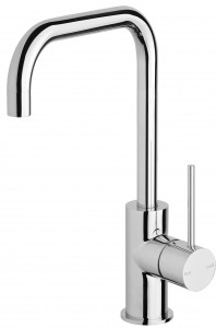 VS732 CHR Vivid Slim Line Side Lever Sink Mixer 160mm Squareline